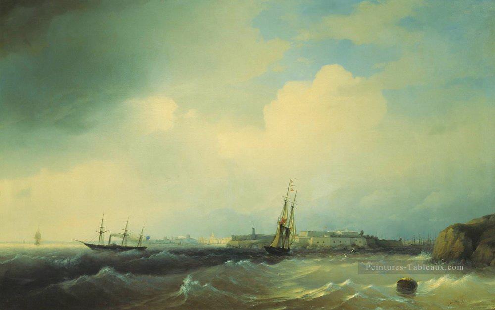 sveaborg 1844 Romantique Ivan Aivazovsky russe Peintures à l'huile